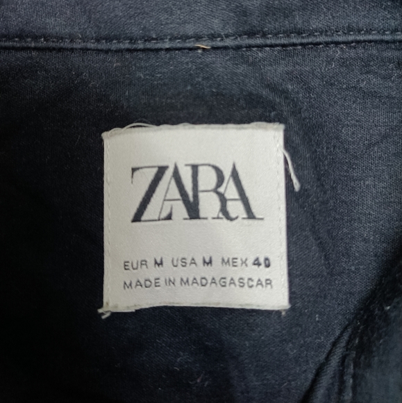 Zara tshirt for men black size M - Picture 5 of 8